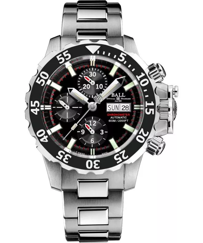 Hodinky pánske Ball Engineer Hydrocarbon NEDU Chronometer Automatic Titanium Chronograph DC3226A-S4C-BK