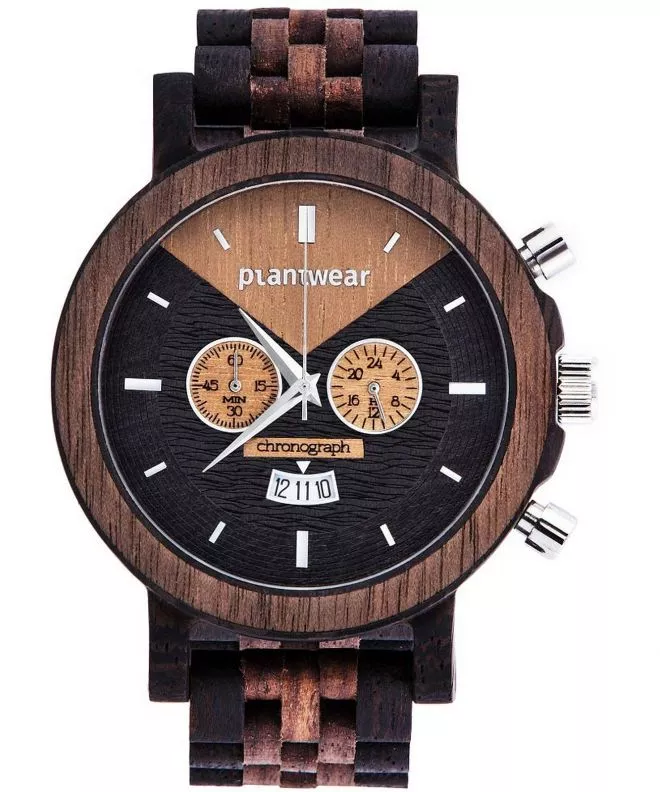 Hodinky Pánske Plantwear Select Chronograph Wenge-Orzech 54 5904181500524