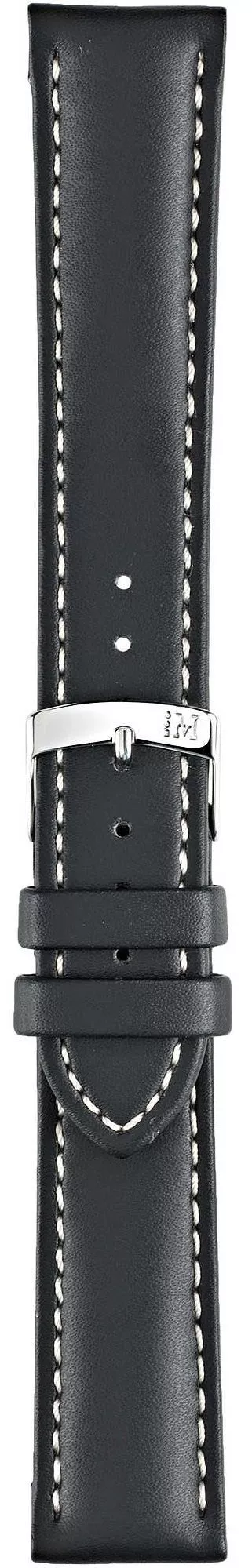 Remienek Morellato Castagno Grana Calf Black 18 mm A01U3687934019CR18