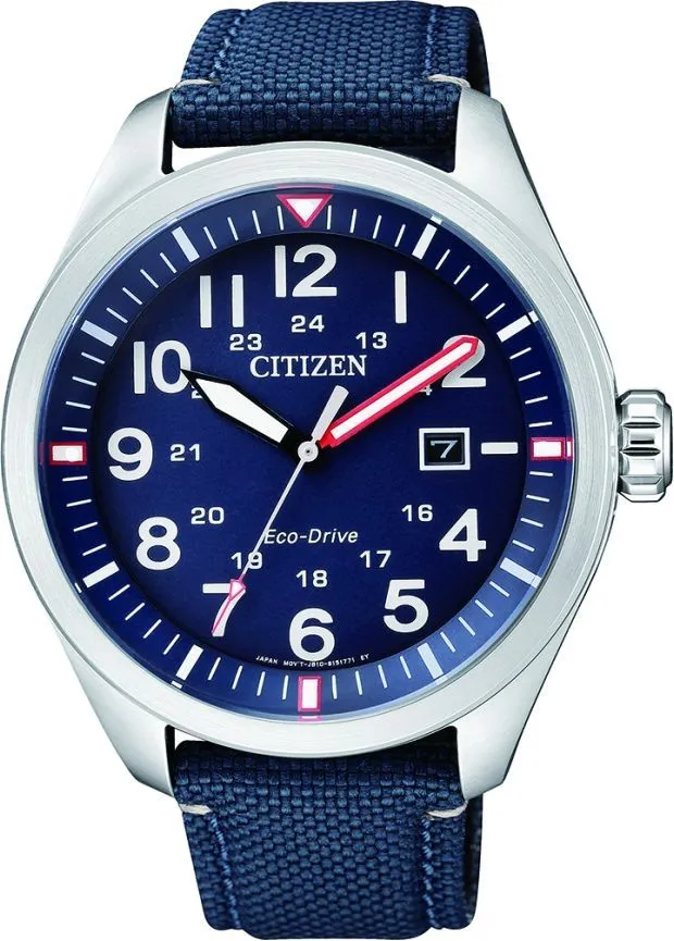 Hodinky pánske Citizen Military Eco-Drive AW5000-16L