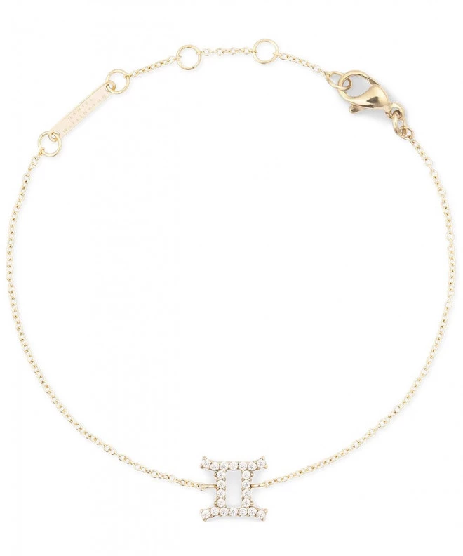 Náramok Daniel Wellington Crystal Zodiac Chain Gold Gemini DW00400909