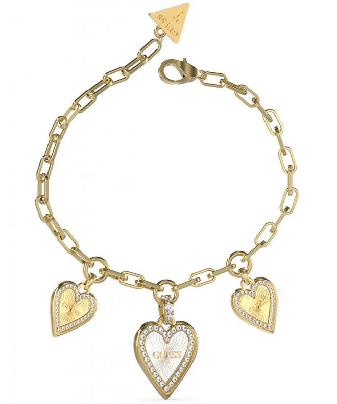 Náramok Guess Love Me Tender White Heart JUBB03235JWYGRHL