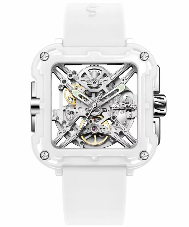 Hodinky dámske Ciga Design X Series Ceramic Skeleton X012-WS02-W5WH