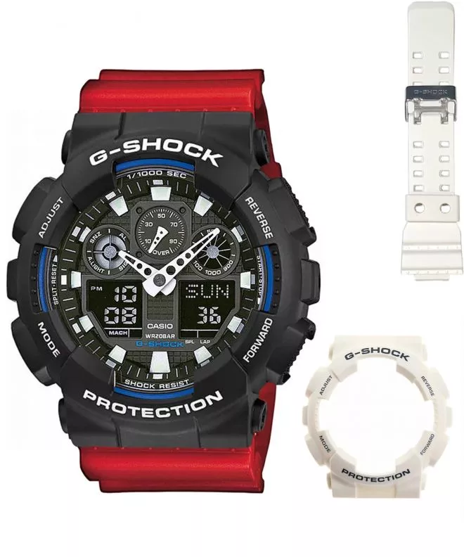 Hodinky pánske Casio G-Shock GA-100 Original Set GA-100B-Set077