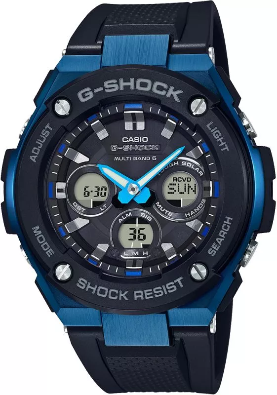 Hodinky pánske G-SHOCK Casio G-Steel Solar Waveceptor GST-W300G-1A2ER