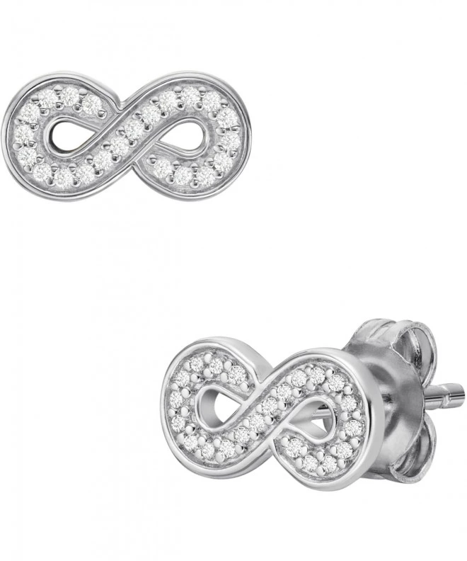 Náušnice Fossil Infinity Sterling JFS00634040