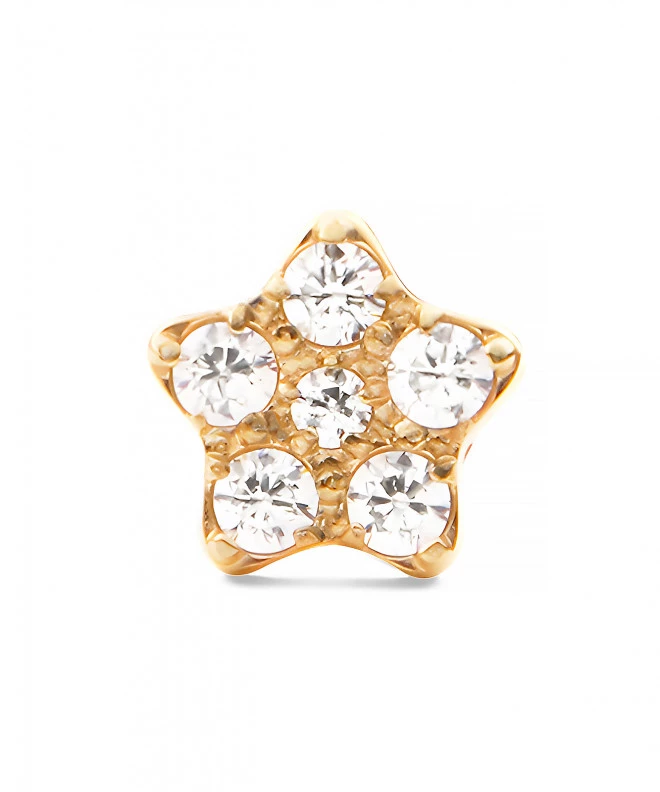 Náušnica Daniel Wellington Crystal Star Stud Gold DW00400864