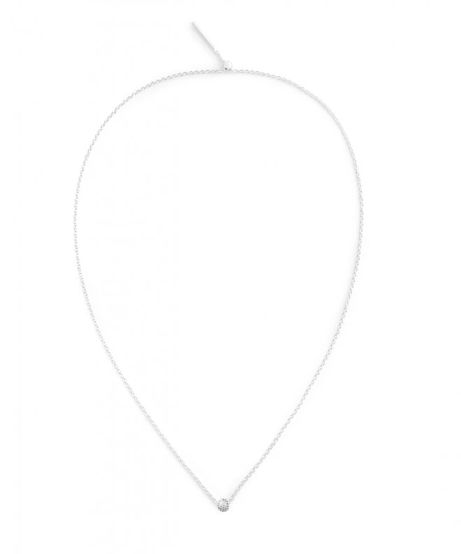 Prívesok Daniel Wellington Pavé Orb White Crystal Charm Silver DW00401050