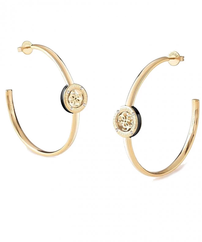 Náušnice Guess 4G Loop JUBE02284JWYGBKT-U