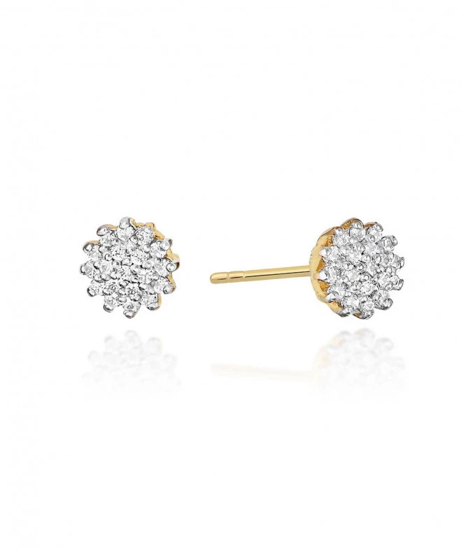 Náušnice Bonore - Zlato 585 - Diamant 128680