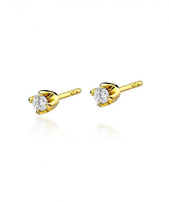 Náušnice Bonore - Zlato 585 - Diamant 0,08 ct 128627