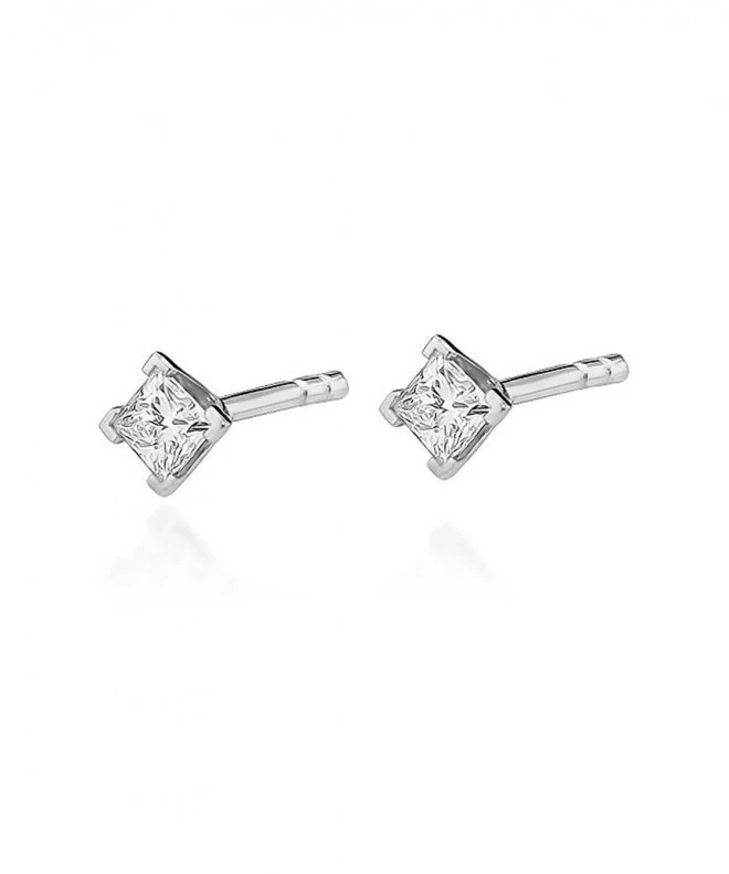 Náušnice Bonore - Biele Zlato 585 - Diamant 0,15 ct 128745