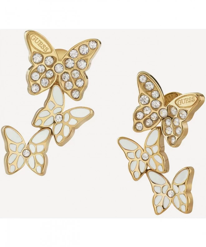 Náušnice Guess Chrysalis JUBE04104JWYGWHT/U