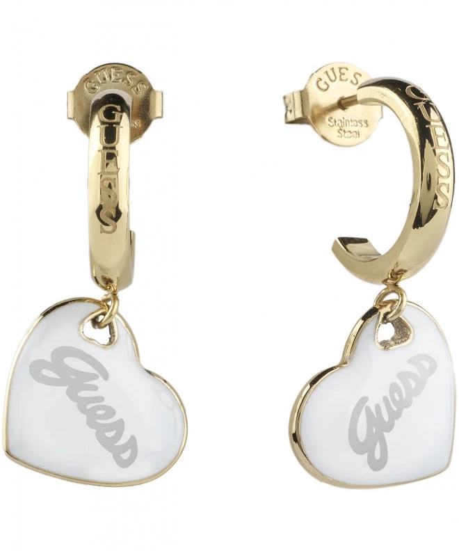 Náušnice Guess Vintage Guess JUBE05151JWYGWHT/U