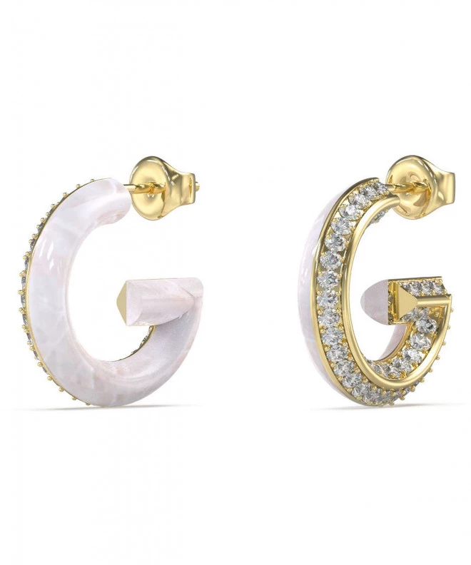 Náušnice Guess G Crystal JUBE05436JWYGWHT/U