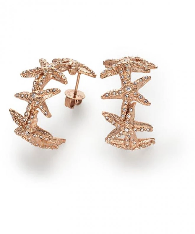 Náušnice Paul Hewitt Sea Star Creole Earing Rose Gold PH-JE-1091