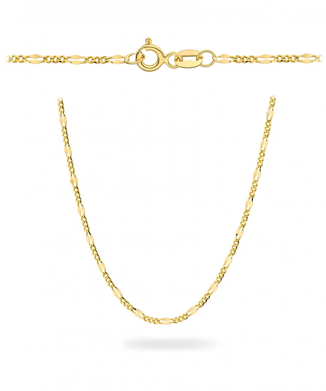 Reťaz Bonore Dĺžka 50 cm, Šírka1 mm - Zlato 585 - Typ Figaro, Gucci 147597