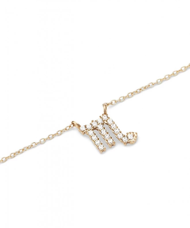 Náhrdelník Daniel Wellington Crystal Zodiac Chain Gold Scorpio DW00400926
