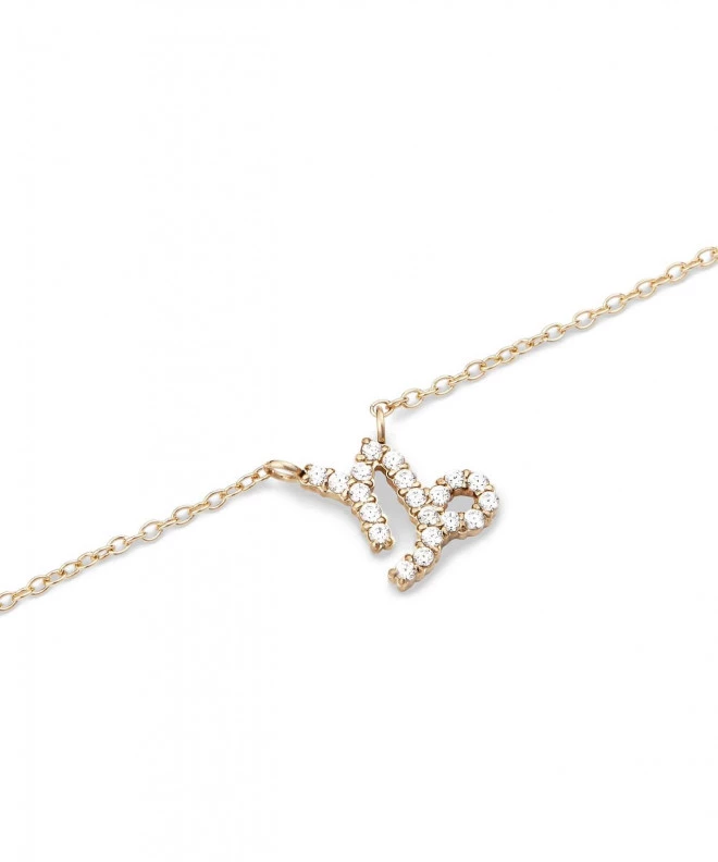 Náhrdelník Daniel Wellington Crystal Zodiac Chain Gold Capricorn DW00400928