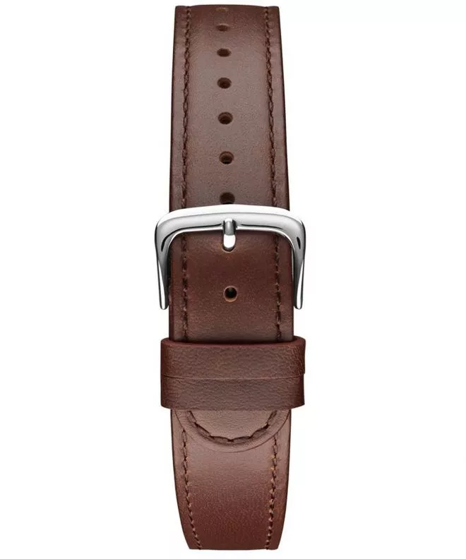 Remienek Meller Earth Silver Leather 20 mm PST-1BROWN2