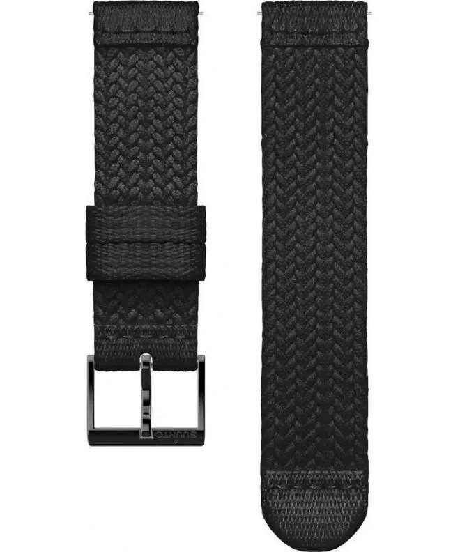 Remienek Suunto Athletic 5 Braided Textile Strap Black Black Size S SS050374000