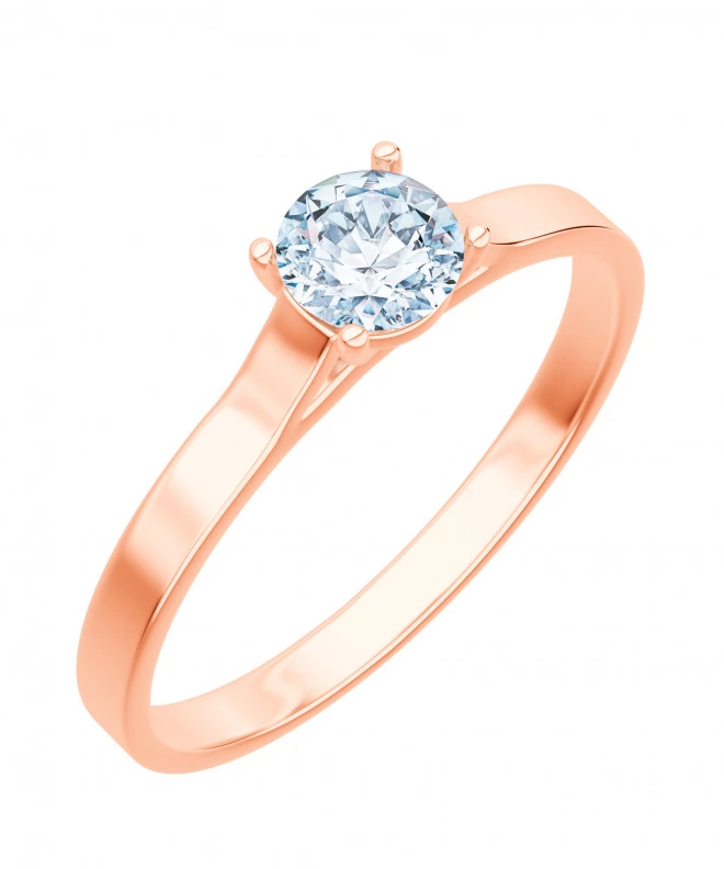 Prsteň Bonore - Ružové Zlato 585 - Diamant 1 ct 103754