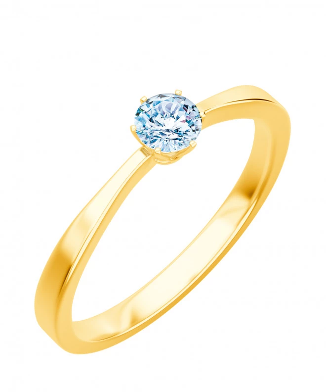 Prsteň Bonore - Zlato 585 - Diamant 0,5 ct 91315