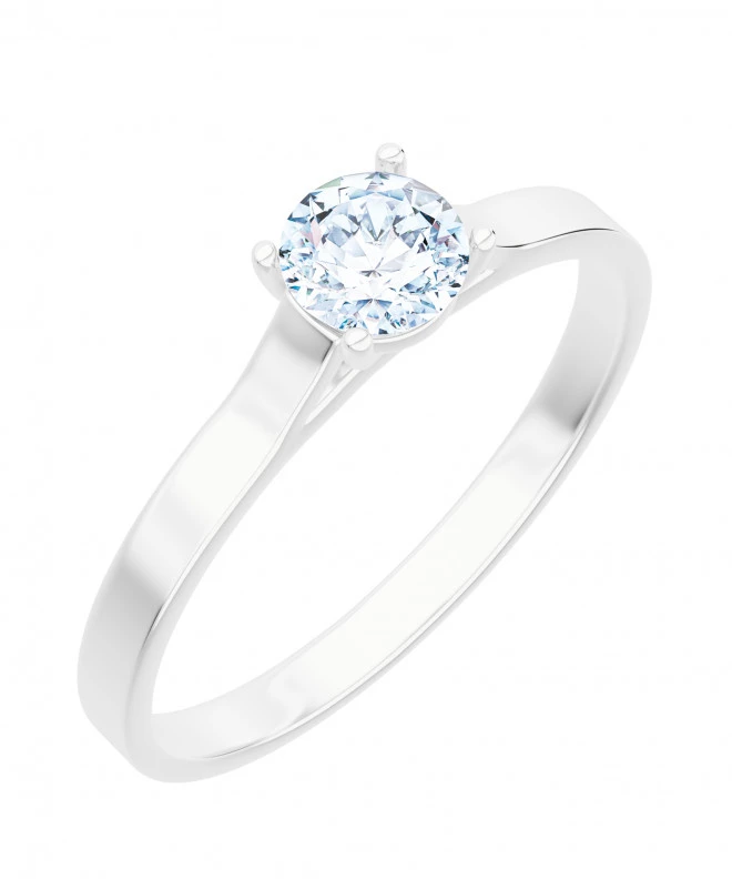 Prsteň Bonore - Biele Zlato 585 - Diamant 0,7 ct 118267