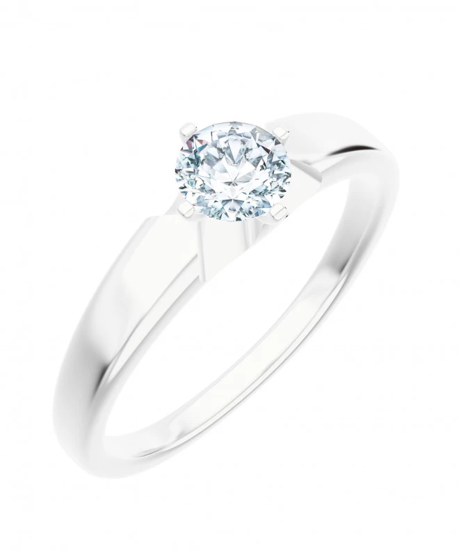 Prsteň Bonore - Biele Zlato 585 - Diamant 0,7 ct 118269