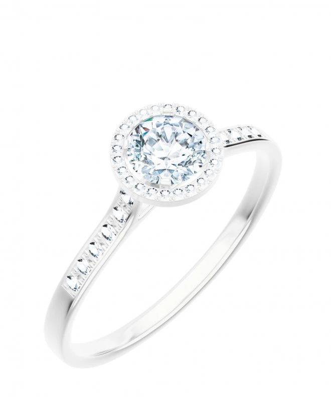 Prsteň Bonore - Biele Zlato 585 - Diamant 1 ct 119289