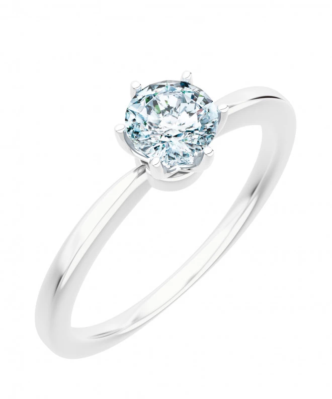 Prsteň Bonore - Biele Zlato 585 - Diamant 1 ct 117260
