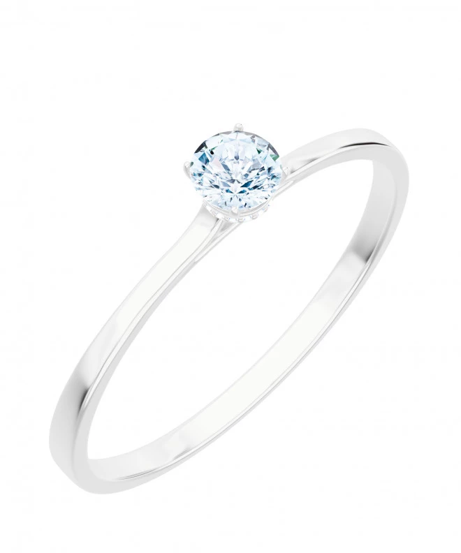 Prsteň Bonore - Biele Zlato 585 - Diamant 0,4 ct 117243