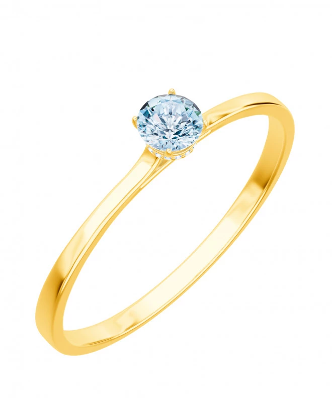 Prsteň Bonore - Zlato 585 - Diamant 0,4 ct 91314