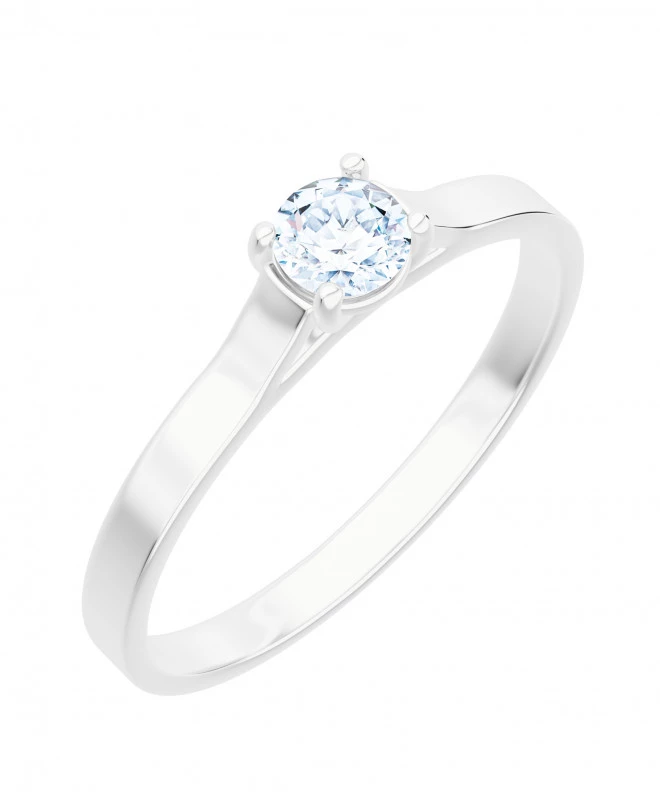 Prsteň Bonore - Biele Zlato 585 - Diamant 0,5 ct 117241