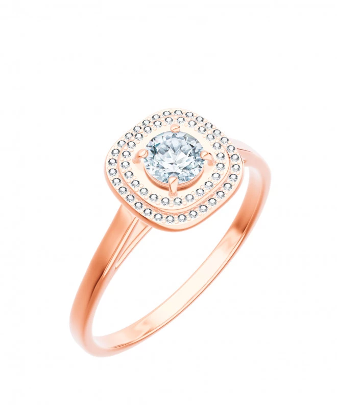 Prsteň Bonore - Ružové Zlato 585 - Diamant 0,5 ct 104749