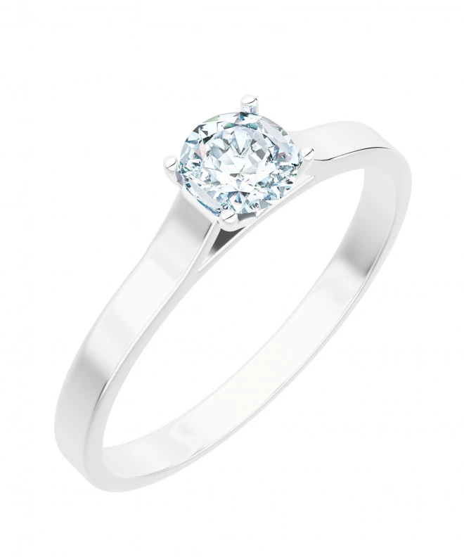 Prsteň Bonore - Biele Zlato 585 - Diamant 1 ct 105786