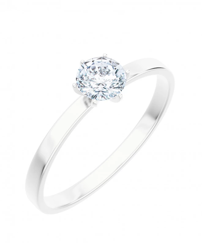 Prsteň Bonore - Biele Zlato 585 - Diamant 1 ct 117270