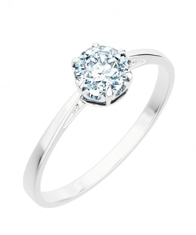 Prsteň Bonore - Biele Zlato 585 - Diamant 0,7 ct 118263