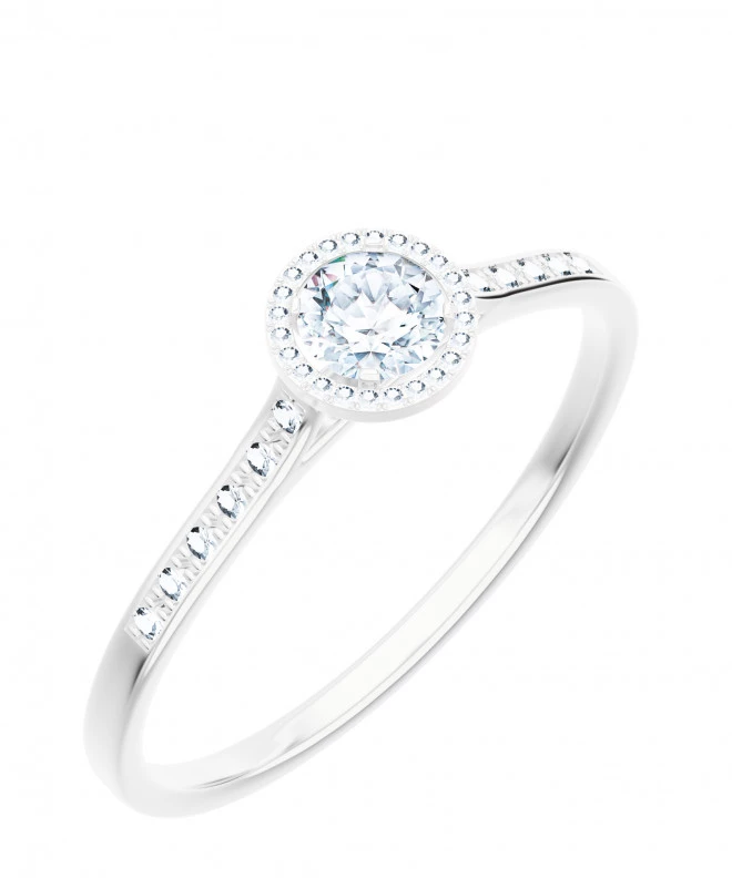 Prsteň Bonore - Biele Zlato 585 - Diamant 0,5 ct 118278