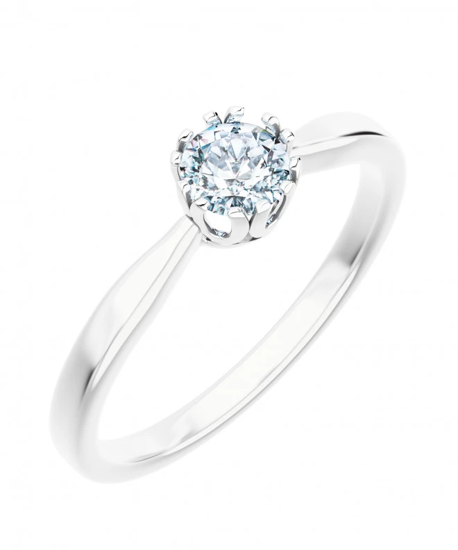 Prsteň Bonore - Biele Zlato 585 - Diamant 0,7 ct 118261