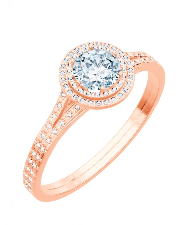 Prsteň Bonore - Ružové Zlato 585 - Diamant 0,7 ct 104768
