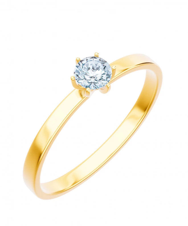 Prsteň Bonore - Zlato 585 - Diamant 0,4 ct 90280