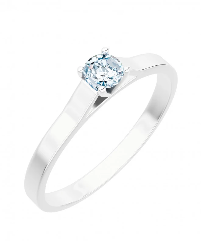 Prsteň Bonore - Biele Zlato 585 - Diamant 0,5 ct 117234