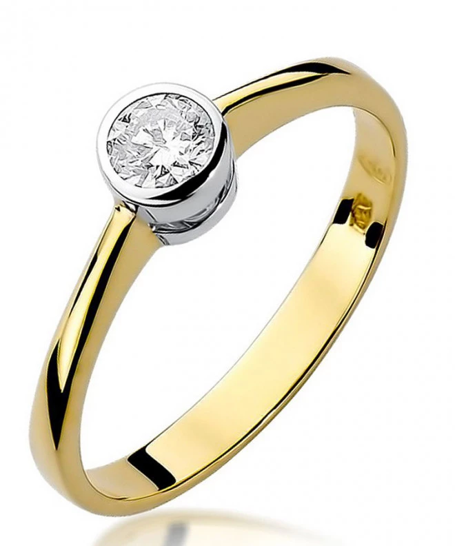 Prsteň Bonore - Zlato 585 - Diamant 0,3 ct 88258