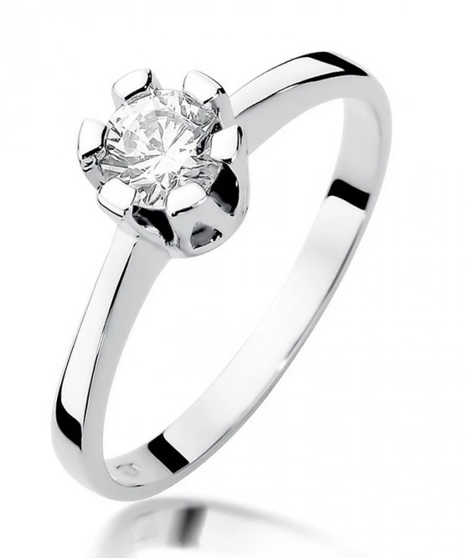 Prsteň Bonore - Biele Zlato 585 - Diamant 0,7 ct 117253
