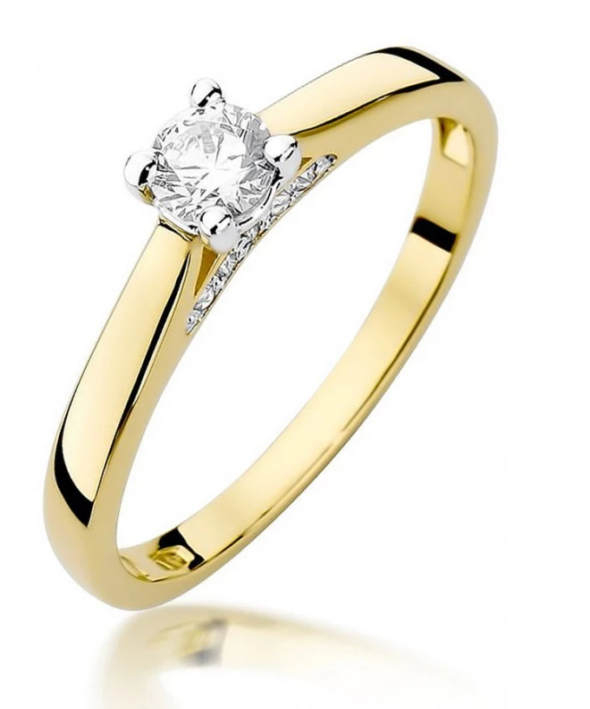 Prsteň Bonore - Zlato 585 - Diamant 0,25 ct 89262
