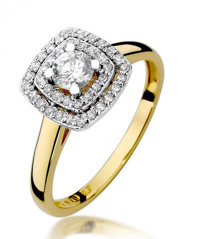 Prsteň Bonore - Zlato 585 - Diamant 0,3 ct 90300