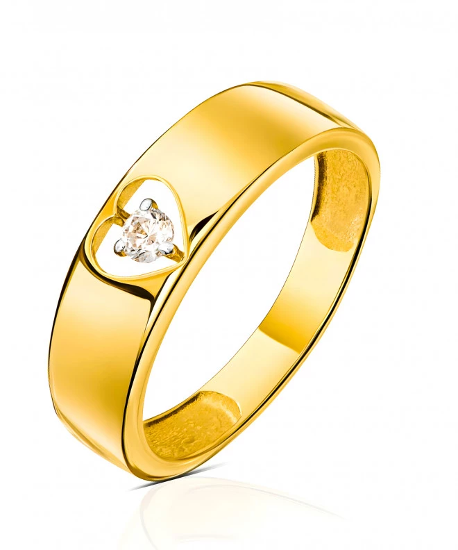 Prsteň Bonore - Zlato 585 - Zirkón 136226