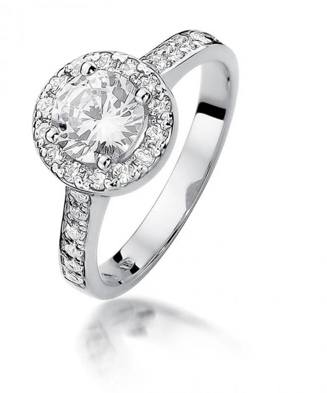 Prsteň Bonore - Biele Zlato 585 - Diamant 0,5 ct 117259