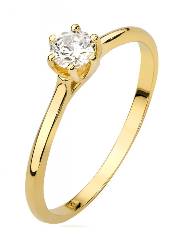 Prsteň Bonore - Zlato 585 - Diamant 0,2 ct 87213
